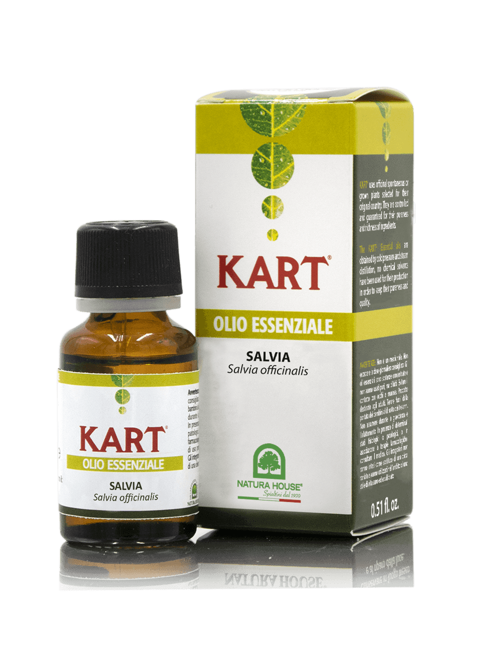 Olio Essenziale SALVIA - SALVIA OFFICINALIS (foglie e steli)