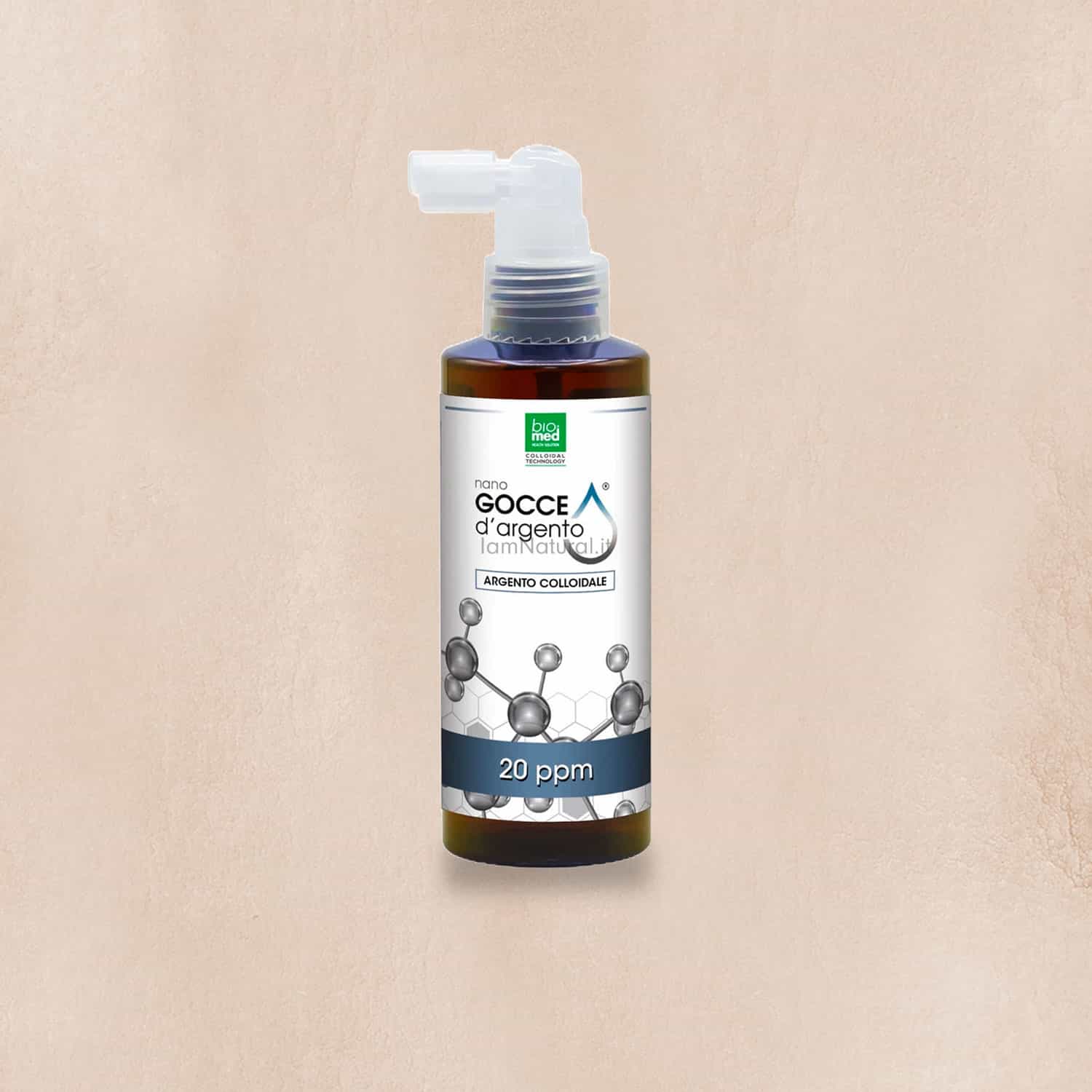 Argento colloidale puro spray Biomed 20ppm