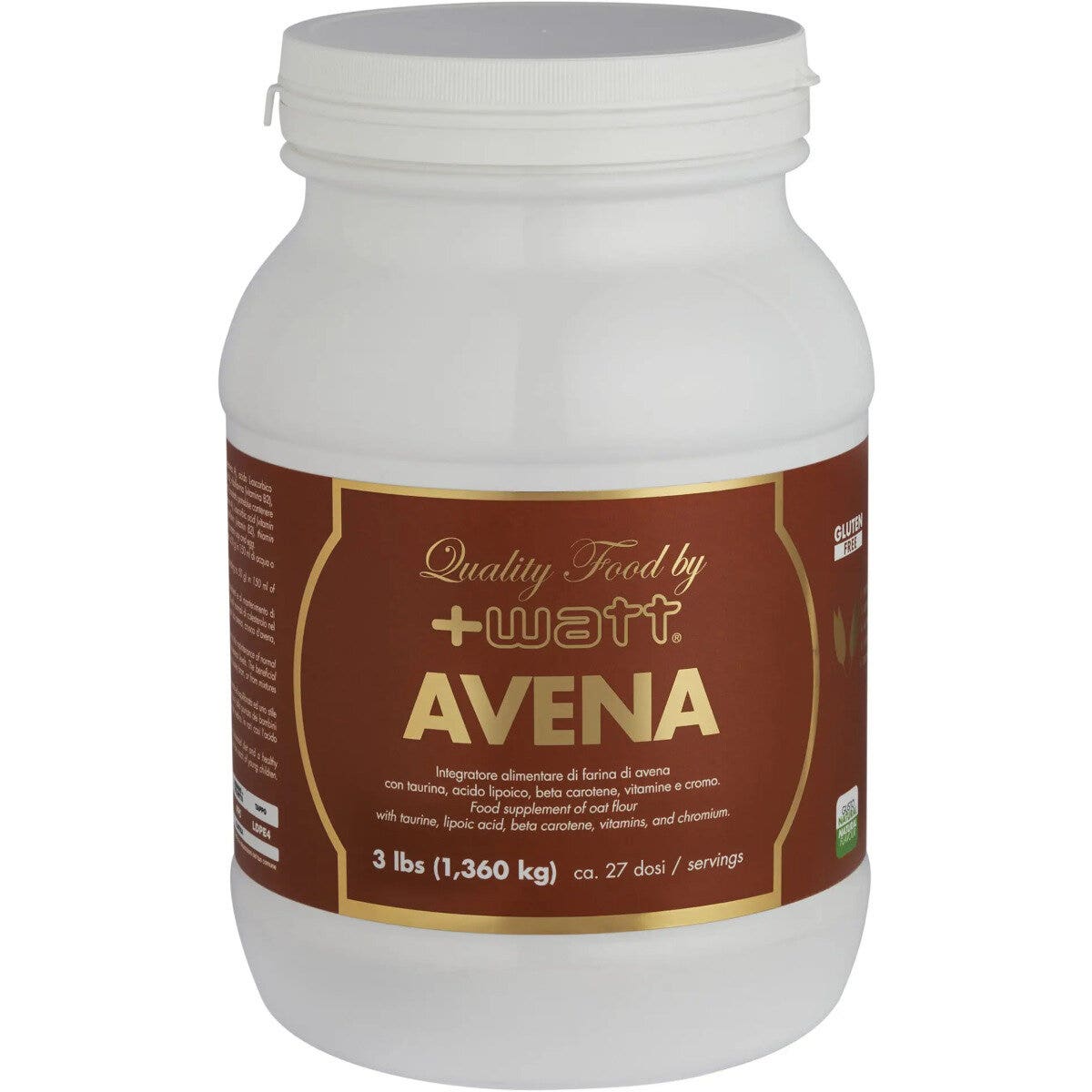 +Watt Quality Food Avena Gusto Naturale 1360g - immagine 2